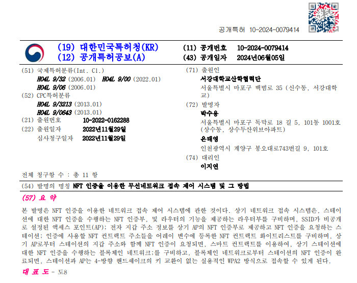 등록 특허 1건